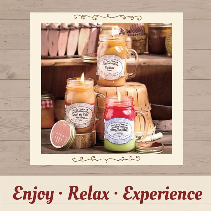 Winter Wonderland Scented Mini Mason Jar Candle by Our Own Candle Company, 3.5 Ounce (4 Pack)