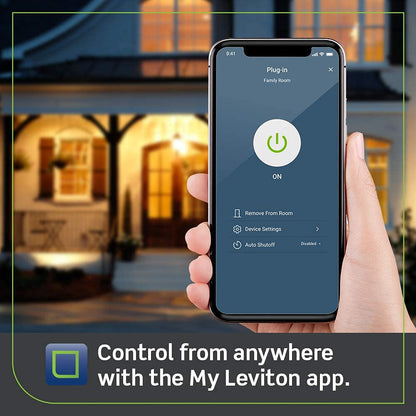Leviton Decora Smart Switch, Wi-Fi 2nd Gen, Neutral Wire Required, Works with Matter, My Leviton, Alexa, Google Assistant, Apple Home/Siri & Wired or Wire-Free 3-Way, D215S-1RW, White