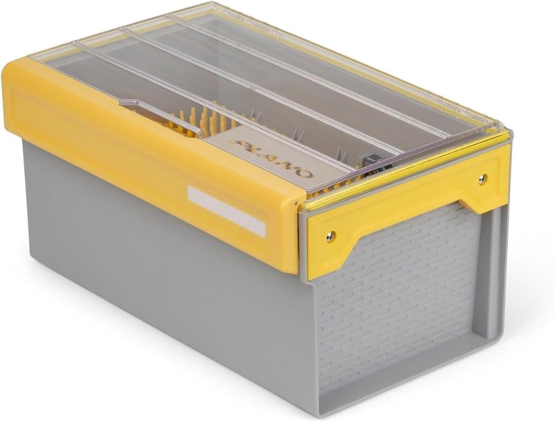 Plano Edge Master Crankbait XL Tackle Storage - Premium Rust-Resistant Organizer | Clear/Yellow