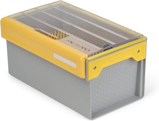 Plano Edge Master Crankbait XL Tackle Storage - Premium Rust-Resistant Organizer | Clear/Yellow