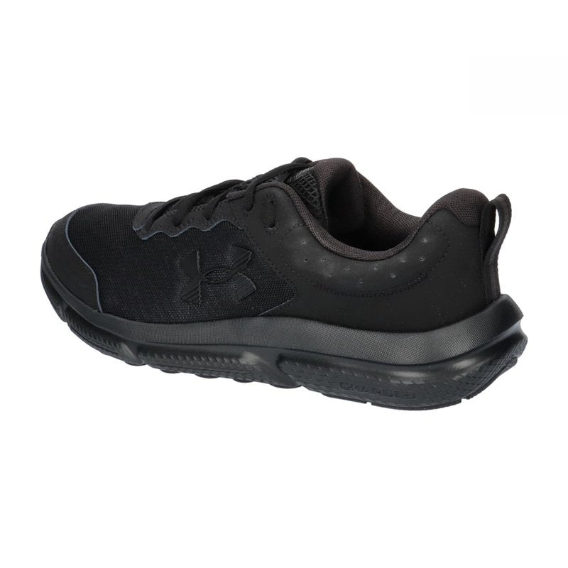 Under Armour Men's Charged Assert 10 Shoes, (002) Black/Black/Black, 10 Wide