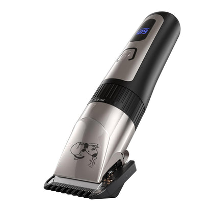 AJELU Dog Grooming Clipper Kit, Cordless Low Noise Rechargeable Electric Trimmer With Adjustable Comb & Detachable Blades, Suitable for Dogs, Cats, Pets