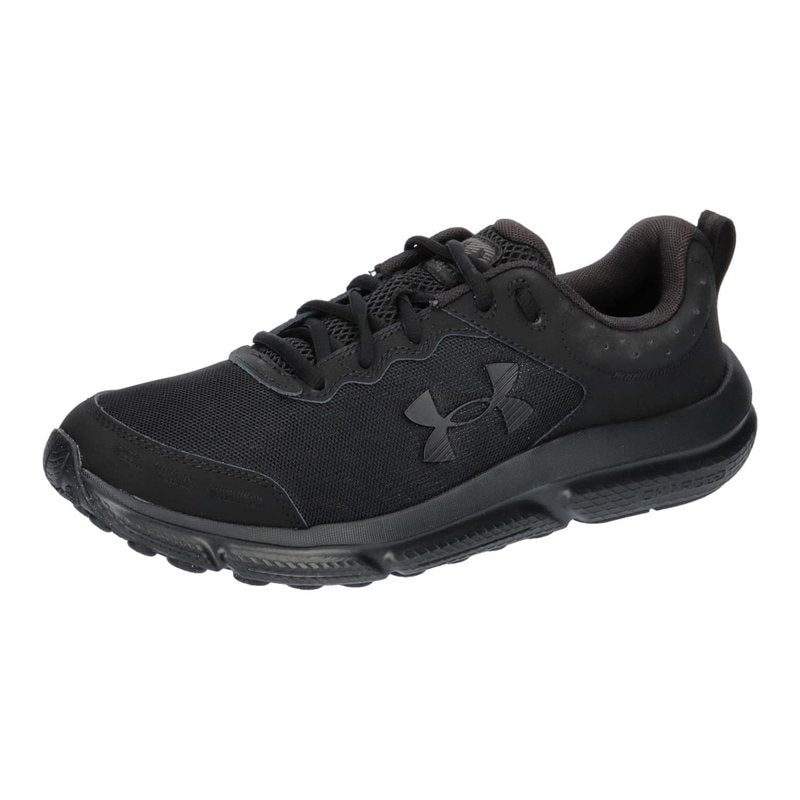 Under Armour Men's Charged Assert 10 Shoes, (002) Black/Black/Black, 8.5 Wide