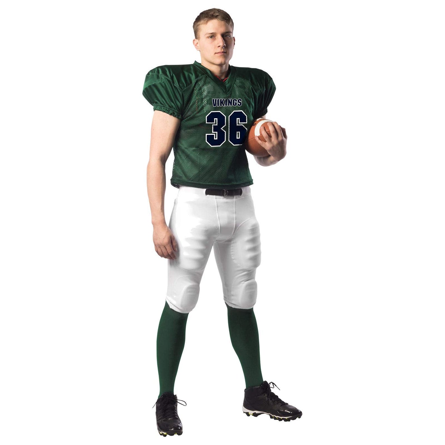 CHAMPRO Boys' Time Out Youth Stretch Football Practice Jersey Scarlet
