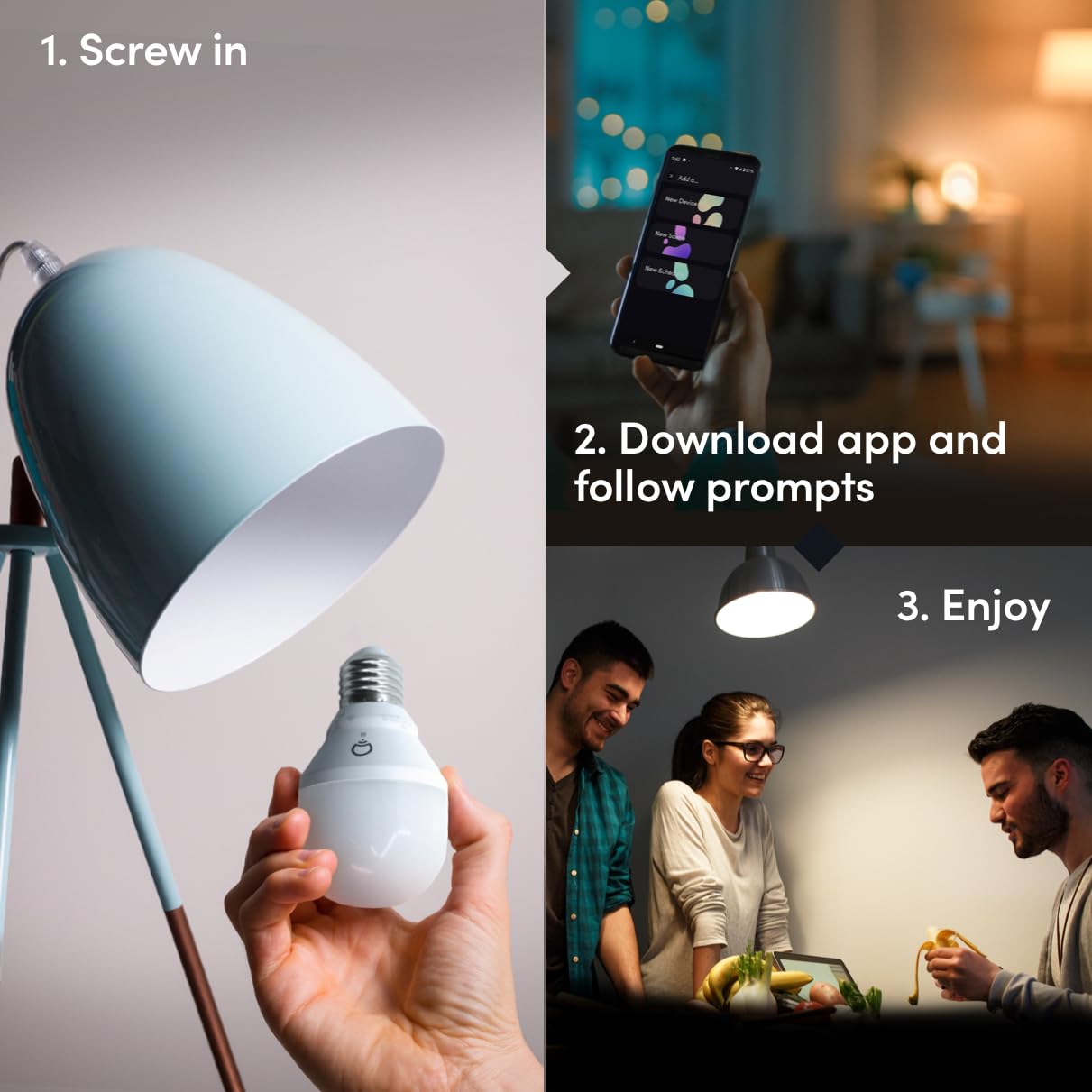 LIFX Color, A19 800 lumens, Wi-Fi Smart LED Light Bulb, Billions of Colors and Whites, No Bridge Required, Compatible with Alexa, Hey Google, HomeKit and Siri (2 Pack)