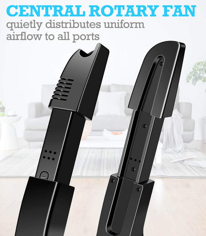 AIWOTOWOW Portable Electric Shoes Boots Dryer Warmer Adjustable Foldable Rack