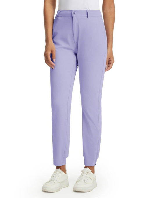 M MAELREG Women Joggers with Pockets Breathable Flex Stretch Athletic Moisture-Wicking Comfy Golf Pants Women Lavender