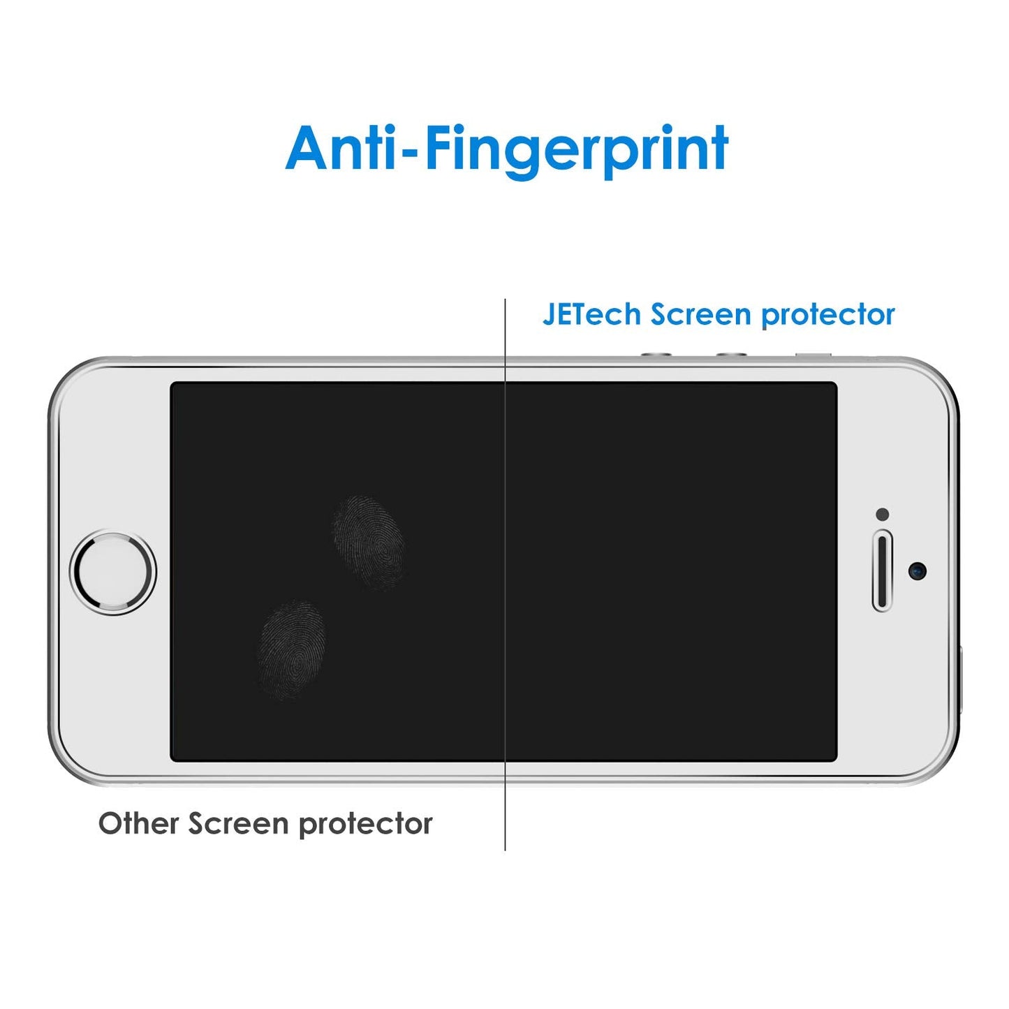 JETech Screen Protector for iPhone 7/8, 4.7-Inch, Tempered Glass Film, 2-Pack