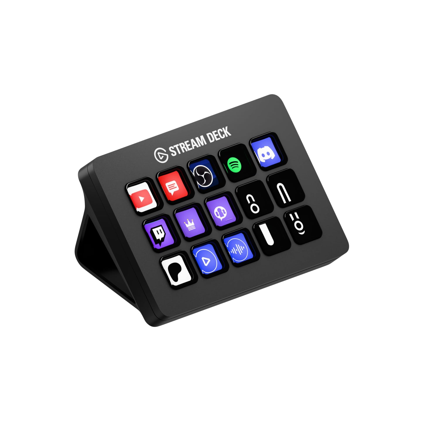 Elgato Stream Deck MK.2 – Studio Controller, 15 macro keys, trigger actions in apps and software like OBS, Twitch, YouTube and more, works with Mac and PC