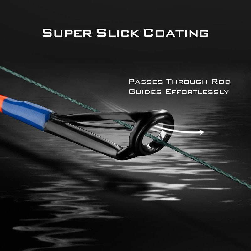 KastKing Superpower Braided Fishing Line, Moss Green, 50 LB, 300+27 Yds