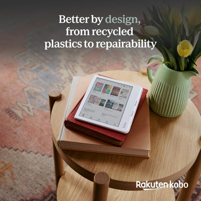 Kobo Libra Colour | eReader | 7” Glare-Free Colour E Ink Kaleido™ 3 Display | Dark Mode Option | Audiobooks | Waterproof | (Black)