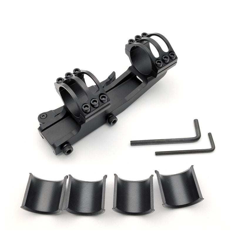Quick Release Cantilever Weaver Forward Reach Dual Ring 25.4mm / 30mm Heavy Duty Scope Mount