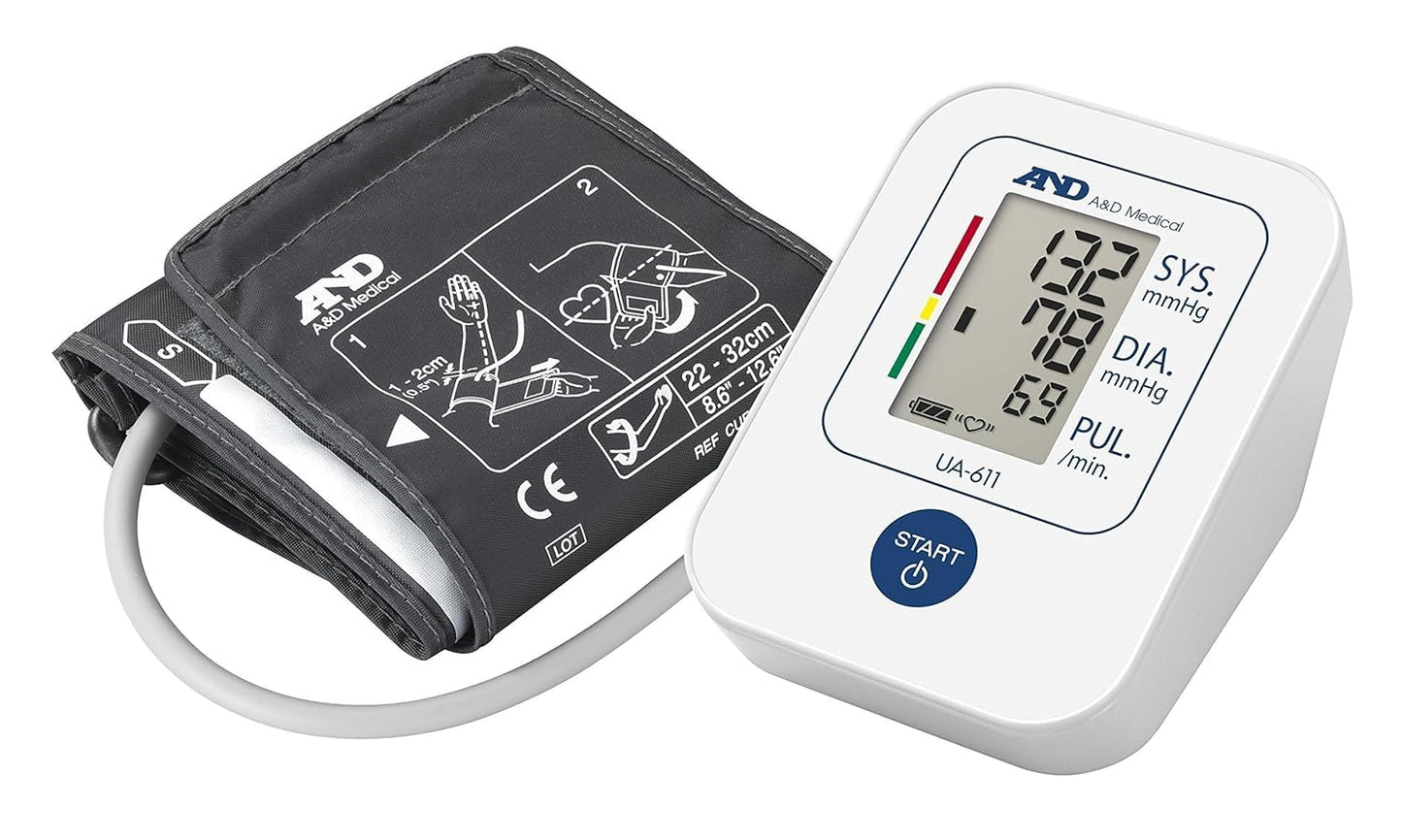 A&D Medical Blood Pressure Monitors NHS Supplier Blood Pressure Machine UA-611