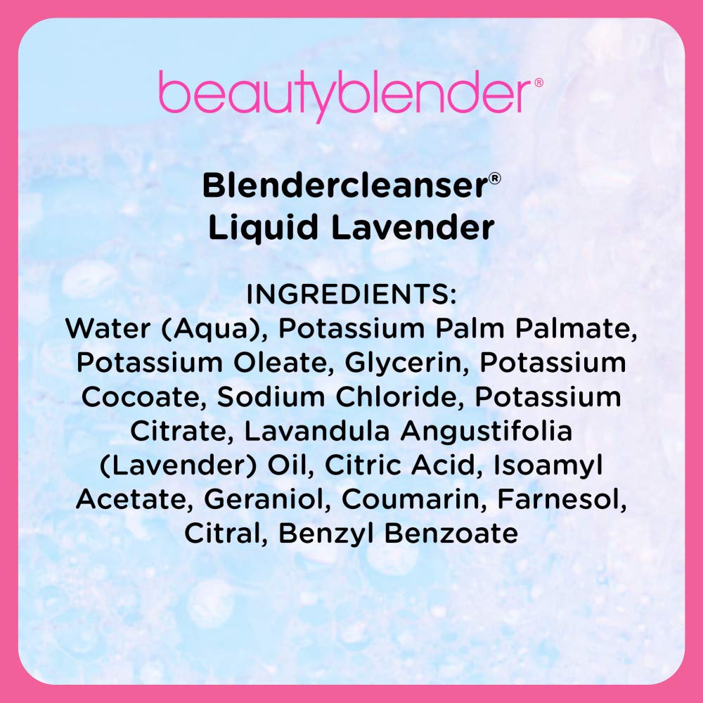 beautyblender® | Blendercleanser® Tool Wash | Lavender Purifying Liquid Soap | Hand, Sponge, Brush, Makeup Tool Cleanser | Lavender-Scented, Vegan, Paraben-Free, Sulfate-Free, 5 oz