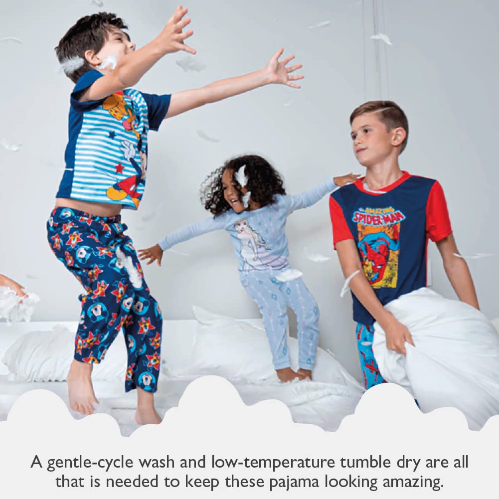 Disney Unisex Child Mickey Mouse | Minnie 2-piece Snug-fit Cotton Pajama Set, Beware Jack, 8 US