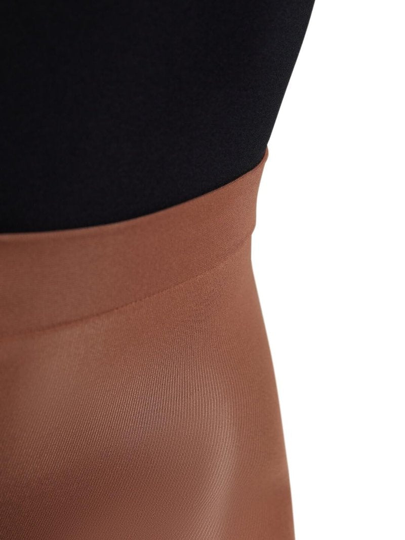 Capezio Womens Ultra Soft Self Knit Waistband Transition Tight, Mocha, Small-Medium US