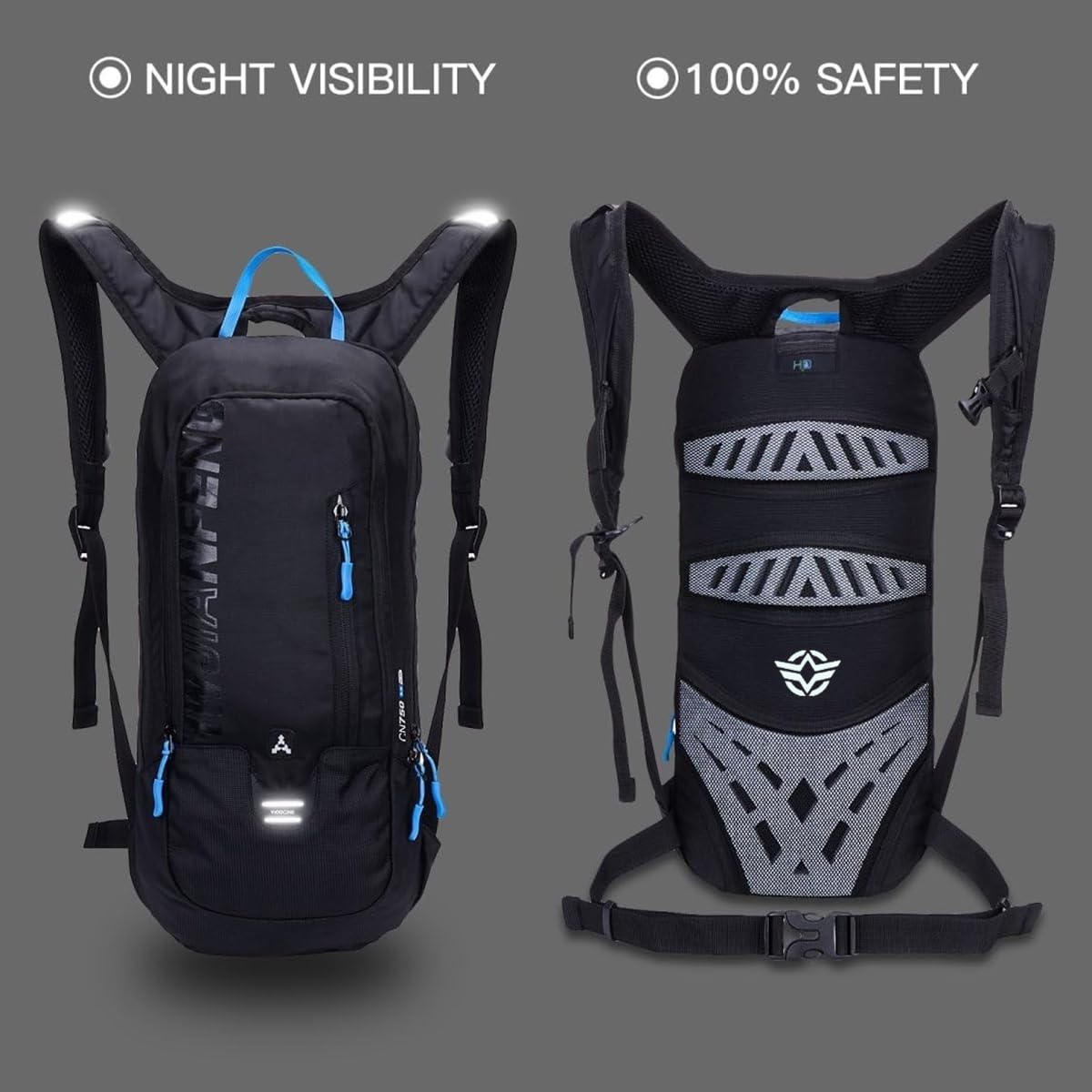 WINDCHASER Bike Backpack, Waterproof Breathable Cycling Bicycle Rucksack, 10L Mini Ultralight Biking Daypack Sport Bags Gift for Fitness Running Hiking Skiing Trekking