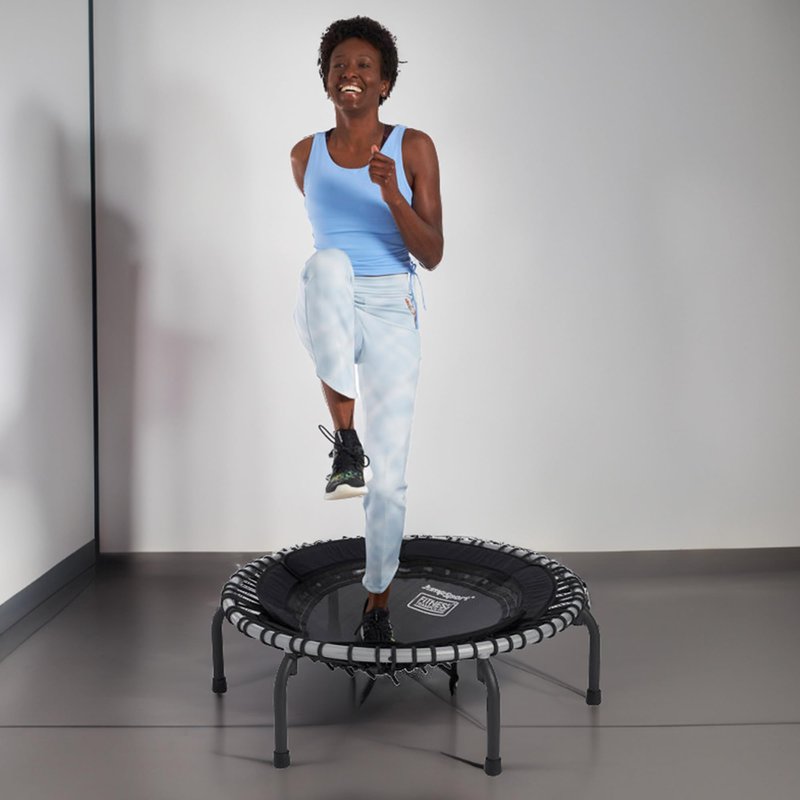 JumpSport 39" Premium Fitness Trampoline | Model 370 | Exercise Rebounder | 30 Adjustable Bungees | 275 lb Wt. Rating