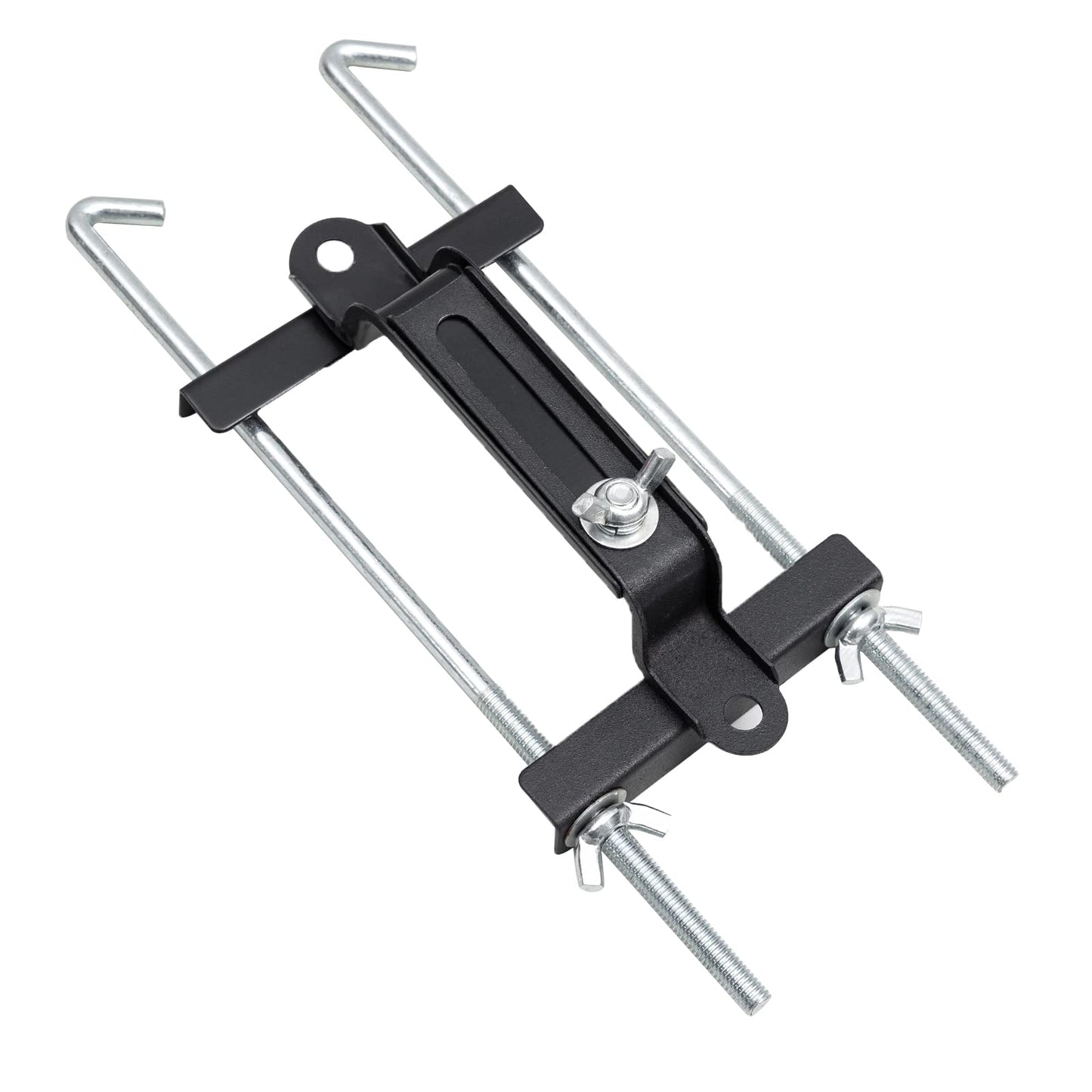 Aoerzn Premium Adjustable Battery Hold Down for Tray, Universal Adjustable Battery Crossbar with J Bolt, fit for SUV Car, Good Contact, Corrosion Resistance (11inches / 27cm bolts)