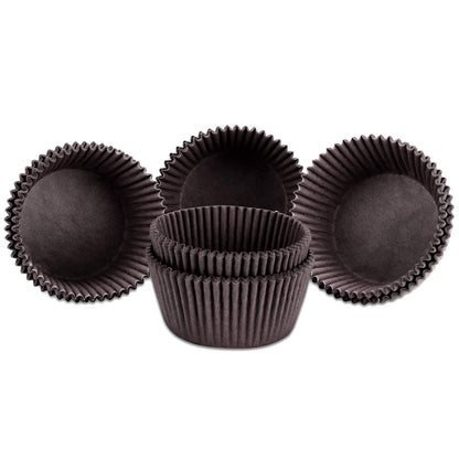 Gifbera 400-Count Brown Standard Cupcake Liners Swedish Paper Coffee Baking Cups for Halloween Christmas, Coffee Color