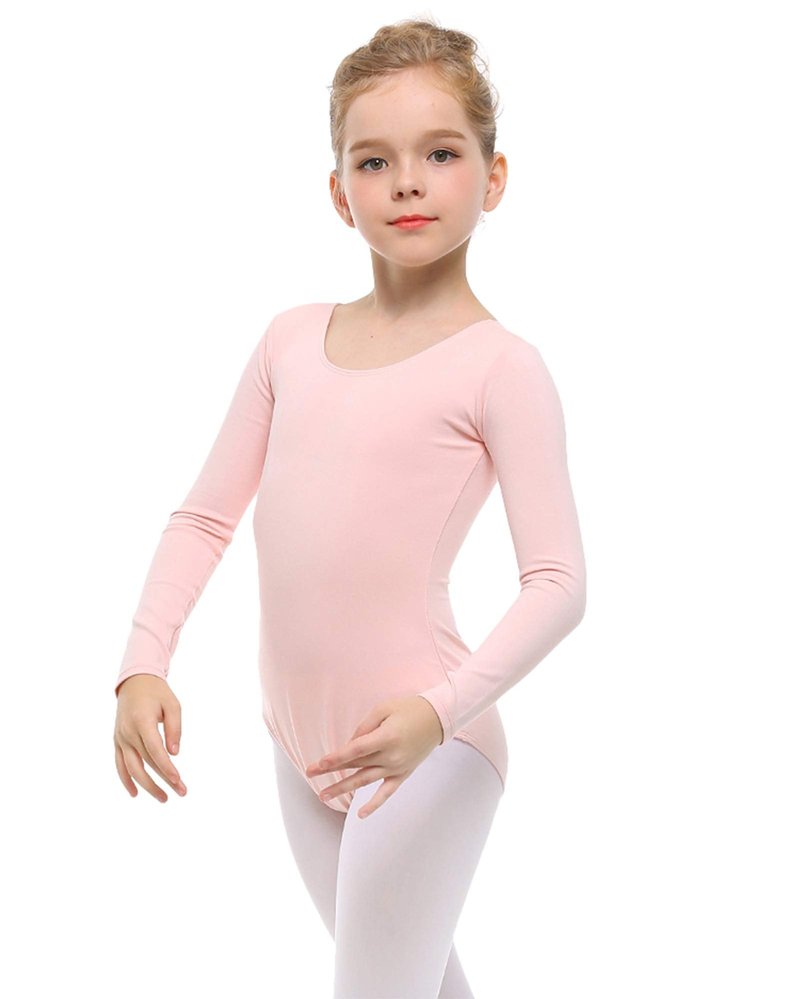 Stelle Long Sleeve Ballet Leotards for Girls Dance Leotard Gymnastics Ballet Outfits (Toddler/Little Kid/Big Kid)