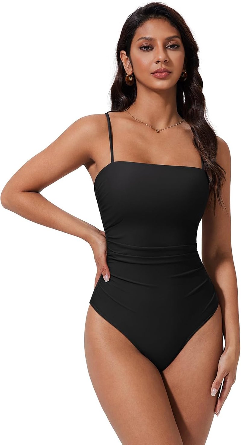 One Piece Swimsuit for Women - Sexy Tummy Control Square Neck Bathing Suit | Stylish & Comfortable