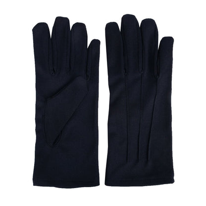 JISEN Men Police Formal Tuxedo Honor Guard Parade Nylon Cotton Gloves 26cm Black
