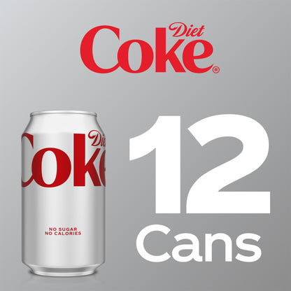 Diet Coke, 12 fl oz, 12 Pack (Package May Vary)