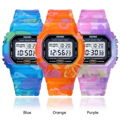 VIGOROSO Digital Watch for Women, Mens Digital Watch Waterproof Watches for Ladies Purple Watch Men