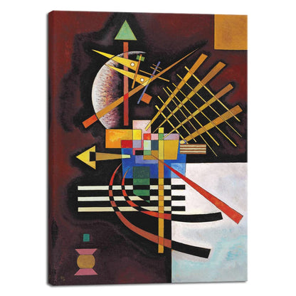 Wieco Art Framed Canvas Wall Art Composition VII, 1913 by Wassily Kandinsky Classic Abstract Famous Paintings Reproductions Canvas Wall Art for Home Decoration