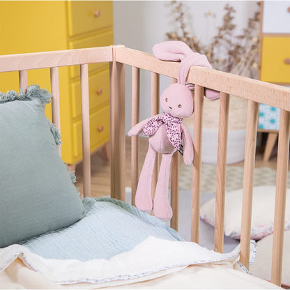 Kaloo - Lapinoo - Rabbit Doll - Baby’s Bi-Material Jersey & Knit Fabric Toy - 9.8"/25 cm - Pink Colour - Ultra-Soft materials - Gift Box - K972202