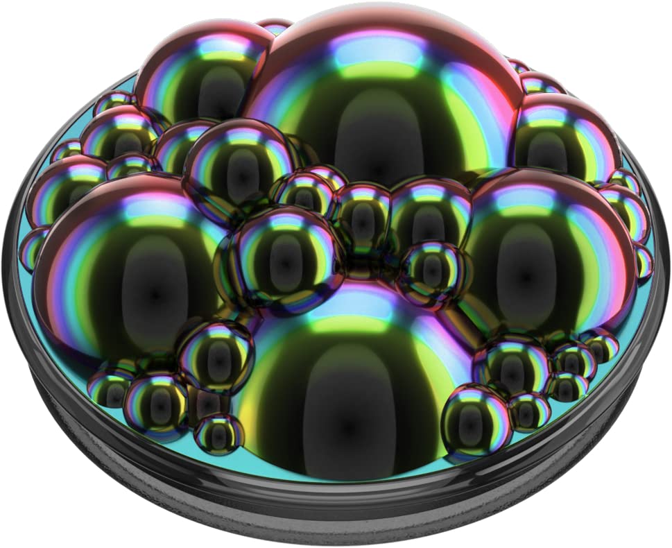 PopSockets Phone Grip with Expanding Kickstand, Adhesive Grip - PopOut Bubbly Oil Slick