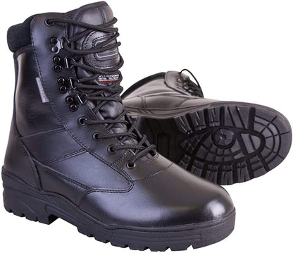 Kombat UK Men's All Leather Patrol Boots, Black, 10 UK (44 EU)