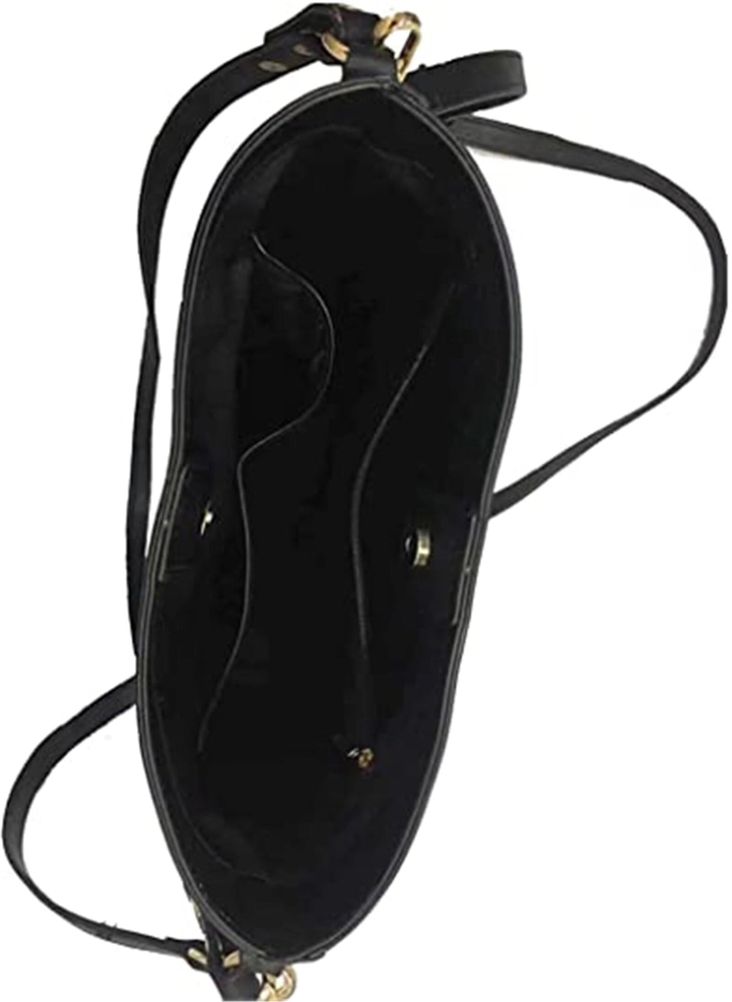 HUGS IDEA Black Cat Halloween Tote Bag for Women Pu Leather Satchel Bags Handbag Crossbody Hobo Purse for Outdoor Travel Holiday Vacation