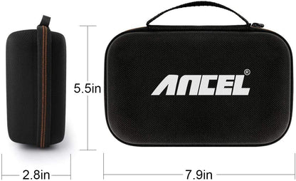 ANCEL Large Protective Case for OBD2 Scanner and Code Reader, Diagnostic Scan Tool Battery Tester, Storage Box (L) Compatible with ANCEL Products