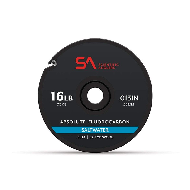 Scientific Anglers Absolute Fluorocarbon Saltwater Fly Fishing Tippet, 10LB