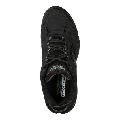 Skechers Men's Oak Canyon - Redwick Trainers, Black Leather Synthetic Textile Black Trim , 11 UK