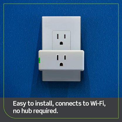 Leviton Decora Smart Switch, Wi-Fi 2nd Gen, Neutral Wire Required, Works with Matter, My Leviton, Alexa, Google Assistant, Apple Home/Siri & Wired or Wire-Free 3-Way, D215S-1RW, White