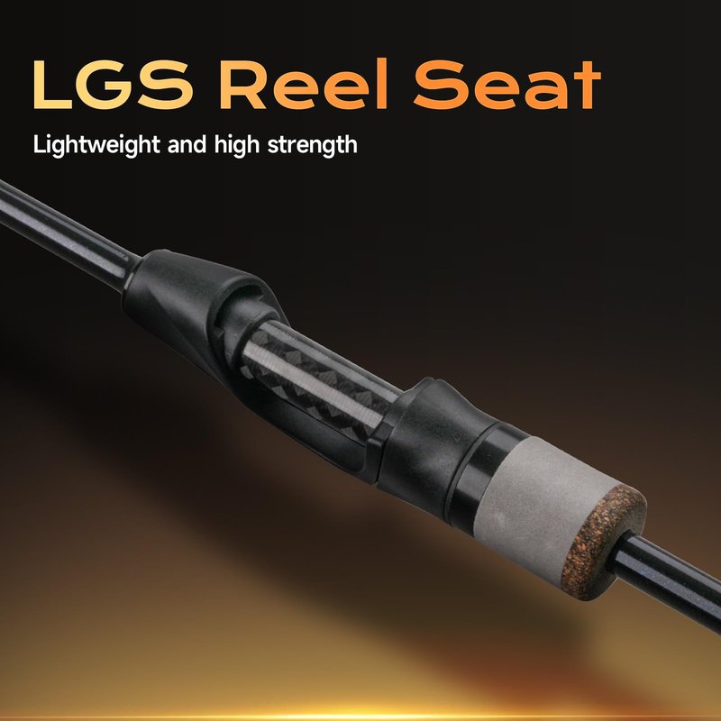 HANDING Pioneer Trout Fishing Rod 7' Ultralight Rod with Fast Action for Trout Crappie Smallmouth