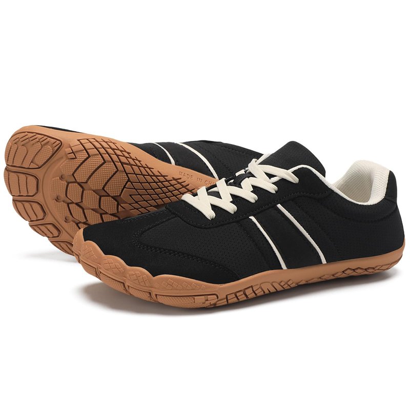 Grand Attack Barefoot Shoes Women,Wide Toe Box Minimalist Zero Drop Walking Shoes Lightweight Cross Training Trail Running Wrestling Weightlifting Fitness Barefoot Gym Sneakers Blackk Size 9
