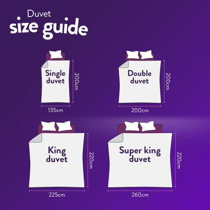 Slumberdown Warm Winter Nights Double Duvet 13.5 Tog - Thick & Cosy Quilt for Cold Weather | Soft Touch Cover, Non-Allergenic, Machine Washable, UK-Made Bedding (200 x 200cm)