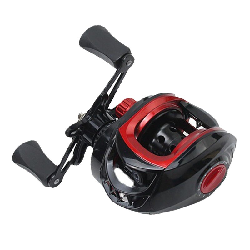 ZAWELIYO Fishing Reels Baitcasting Reel Reinforced 7.2:1 Gear Ratio, 8kg Brake, Long Cast Spool, Powerful Smooth Baitcaster for Inshore Fishing