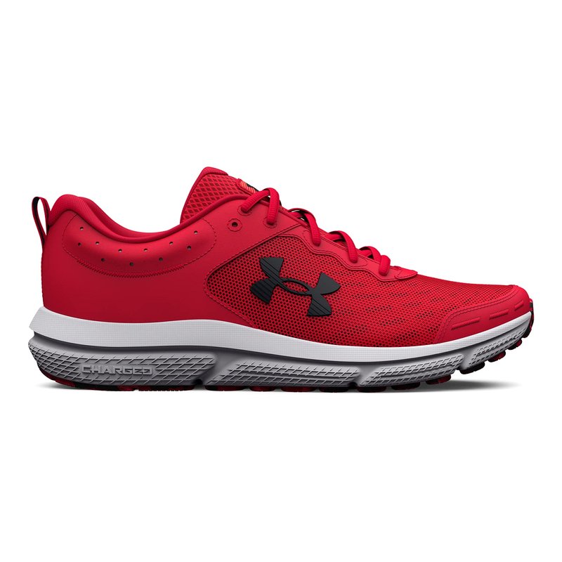 Under Armour Men's Charged Assert 10 Shoes, (600) Red/Red/Black, 8.5
