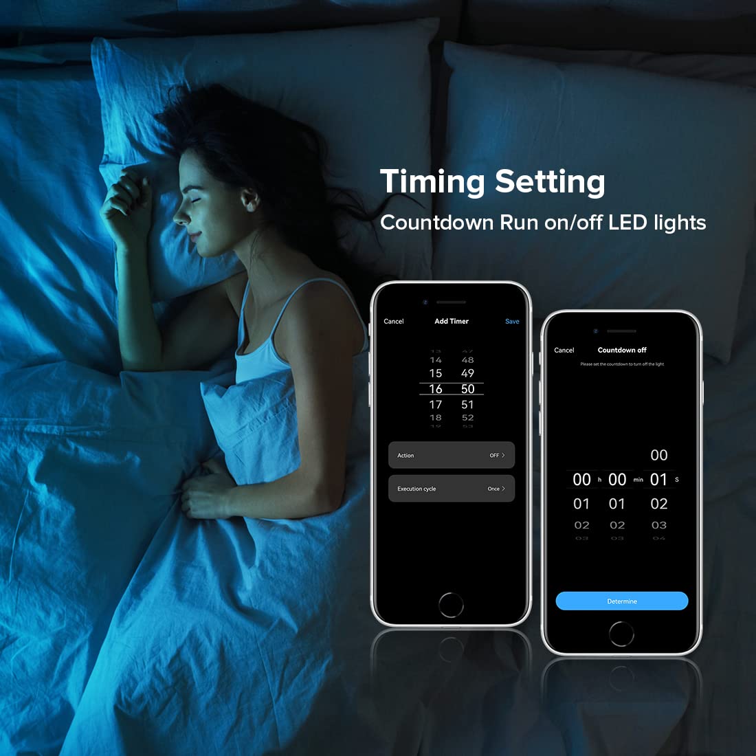 BTF-LIGHTING C01W Monochrome PWM (+V -V) 2PIN LED Strip Dim Brightness 2.4GHz Tuya WiFi Group Controller Alexa Google Home Smartphone APP Control Compatible with WR02RF RC01RFB Remote