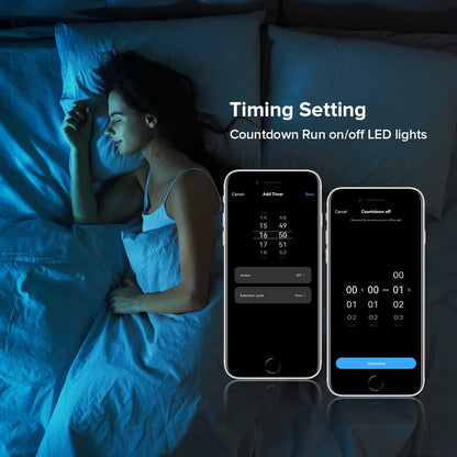 BTF-LIGHTING C01W Monochrome PWM (+V -V) 2PIN LED Strip Dim Brightness 2.4GHz Tuya WiFi Group Controller Alexa Google Home Smartphone APP Control Compatible with WR02RF RC01RFB Remote