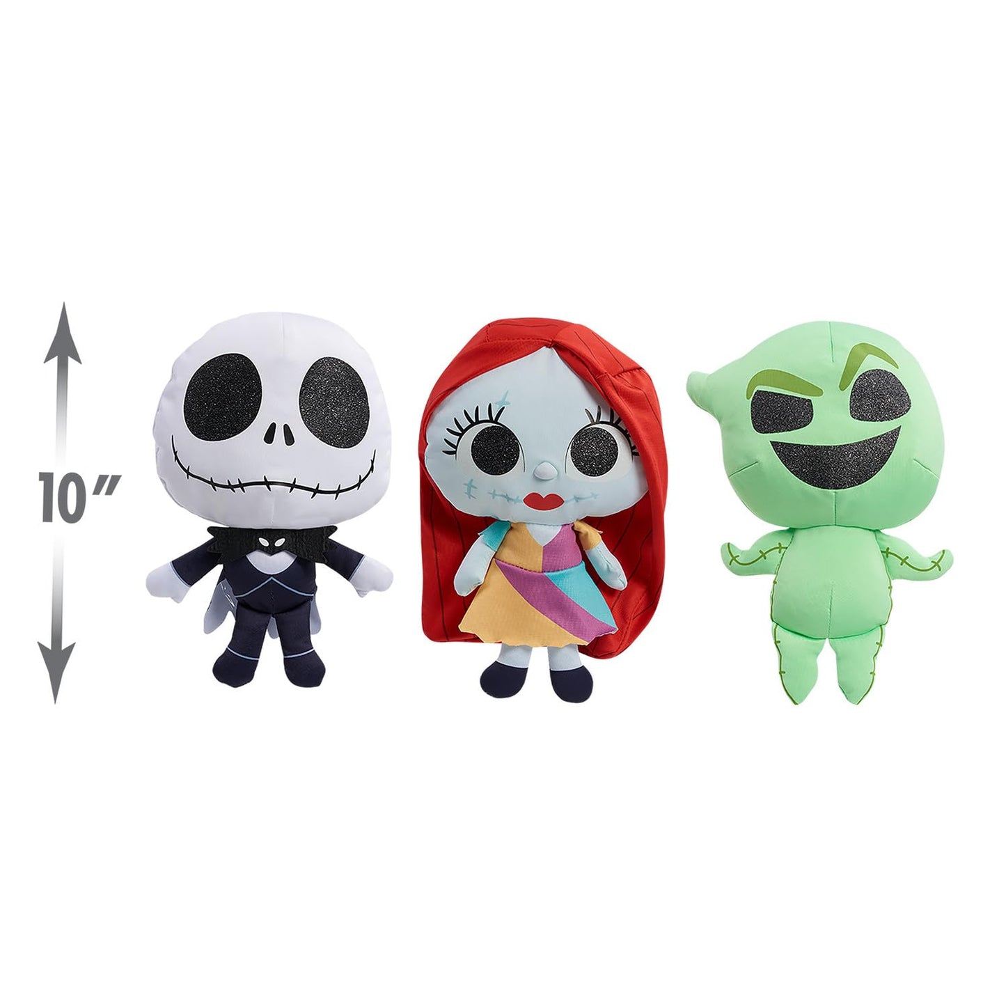 Disney Doorables Puffables Tim Burton’s The Nightmare Before Christmas, 10-inch Plush, Styles May Vary, Officially Licensed Kids Toys for Ages 3 Up