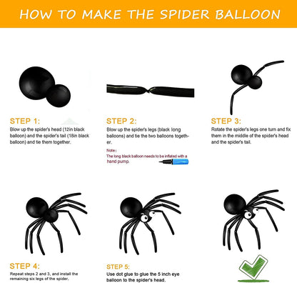 DBKL 159Pcs Halloween Balloons Garland Arch Kit, Ghost Pumpkin Foil Balloons with Black Orange Purple Fruit Green Confetti Balloon for Halloween Party Decorations