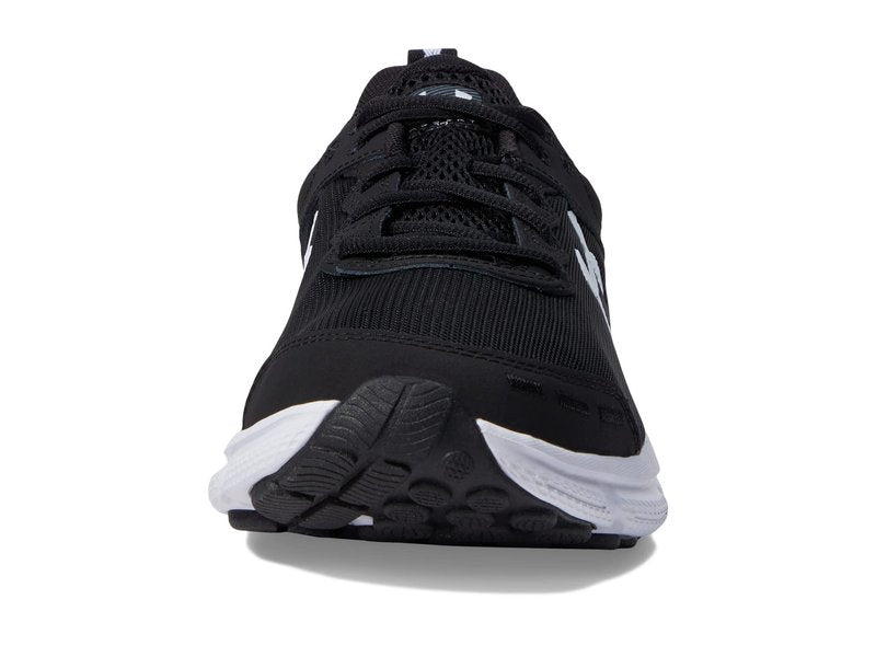 Under Armour Men's Charged Assert 10 Shoes, (001) Black/Black/White, 14 Wide