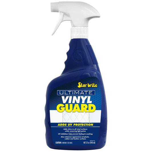 STAR BRITE Ultimate Vinyl Guard - Spray on Protection & Shine - Prevent Fading & Cracking - for Vinyl, Leather, Plastic & Rubber - 32 OZ (095932)
