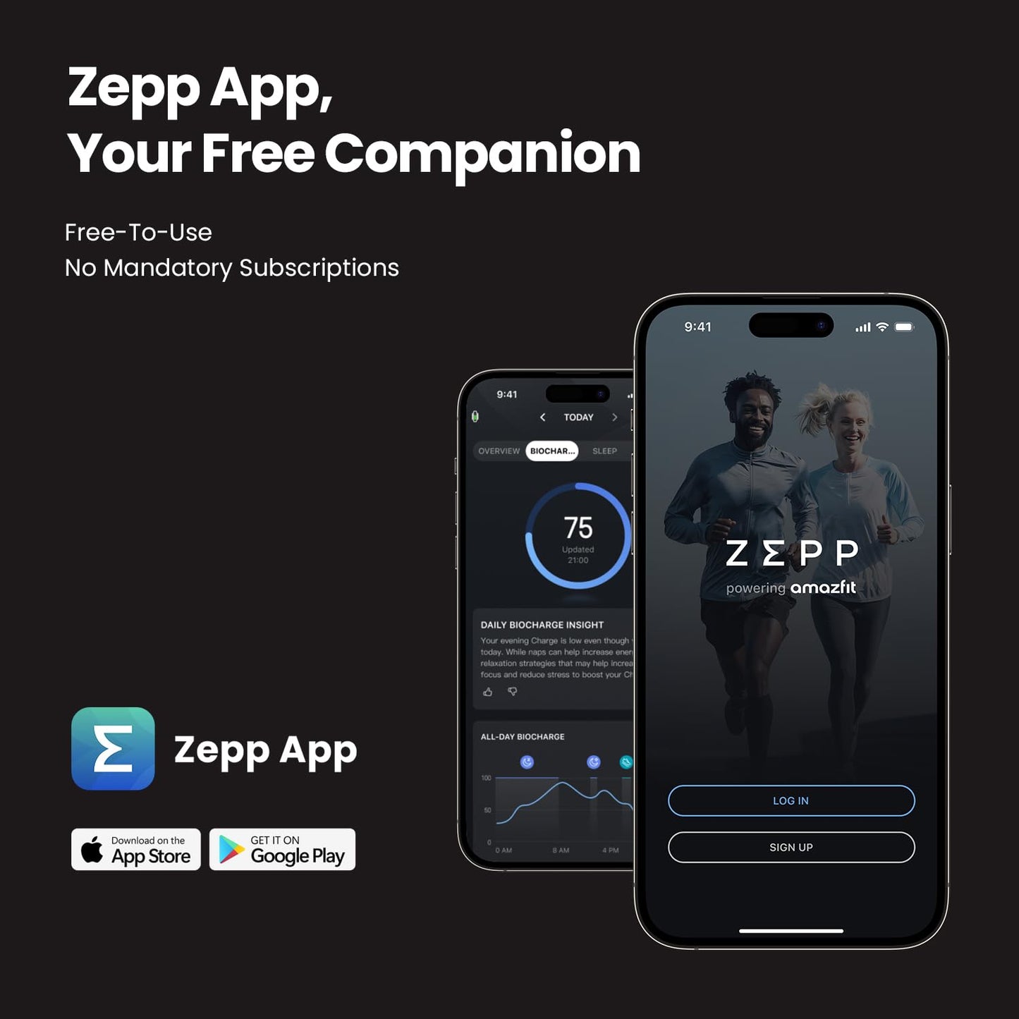 Amazfit Helio Strap Fitness Tracker Wristband, 24/7 Activity & Sleep Tracker with Heart Rate, 10 Days Battery, 27 Sports Modes, Strength Training, Hyrox Race, Subscription Free for Android & iPhone